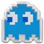 2022 Niue Colorized 1 oz Ag $2 PAC-MAN™ GHOST "INKY" (Coin Only)