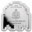 2022 Niue Colorized 1 oz Ag $2 PAC-MAN™ GHOST "INKY" (Coin Only)