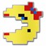 2022 Niue Colorized 1 oz Silver $2 Ms.PAC-MAN™ Shaped Coin
