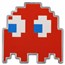 2022 Niue Colorized 1 oz Silver $2 PAC-MAN™ GHOST "BLINKY" Coin