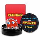 2022 Niue Colorized 1 oz Silver $2 PAC-MAN™ GHOST "BLINKY" Coin