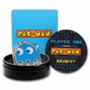 2022 Niue Colorized 1 oz Silver $2 PAC-MAN™ GHOST "INKY" Coin