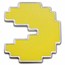 2022 Niue Colorized 1 oz Silver $2 PAC-MAN™ Shaped Coin