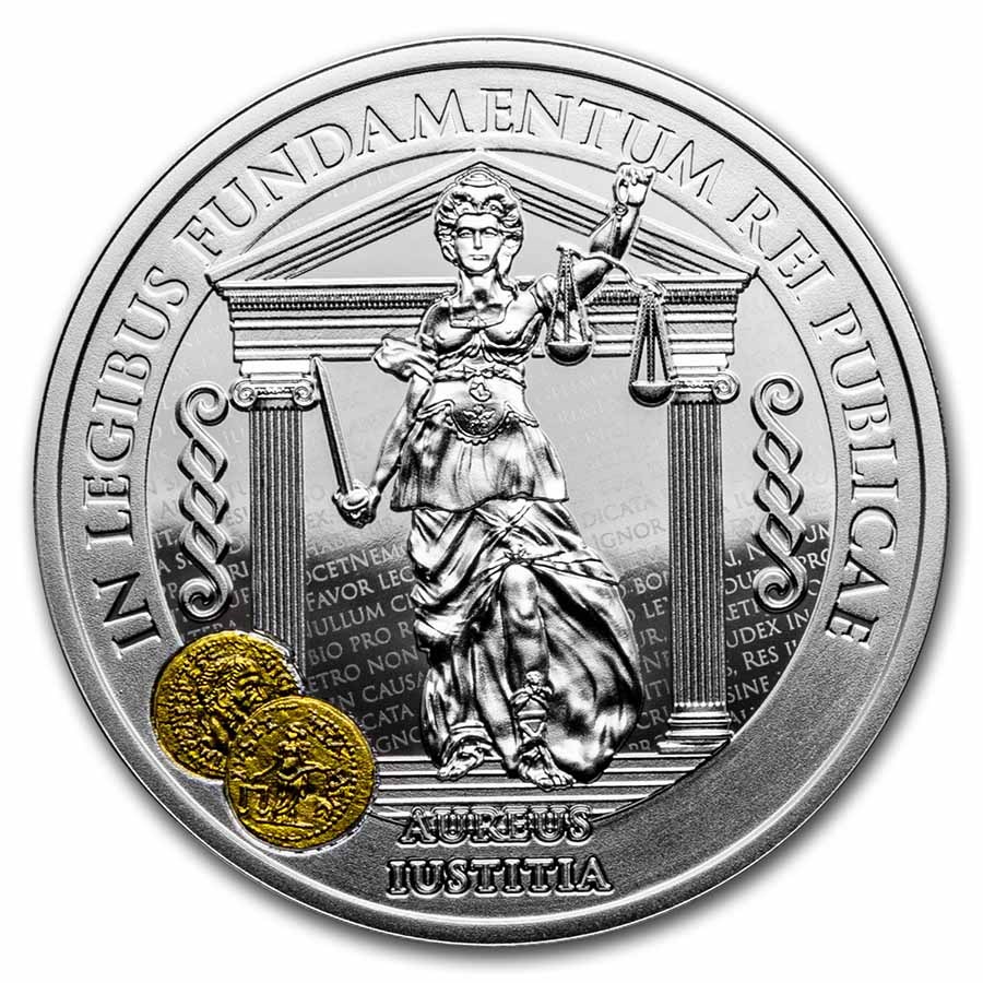 2022 Niue Silver Aureus Iustitia