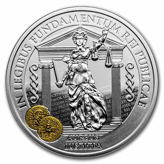 2022 Niue Silver Aureus Iustitia 2022 Niue Silver Aureus Iustitia