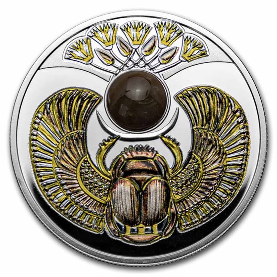2022 Niue Silver Striped Scarabaeus Proof 2022 Niue Silver Striped Scarabaeus Proof
