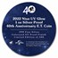 2022 Niue UV Glow 1 oz Ag Proof $2 E.T. 40th (w/ Tin & COA)