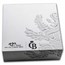 2022 NL 2 oz Silver Proof Lion Dollar (w/ Crocodile Leather Box)