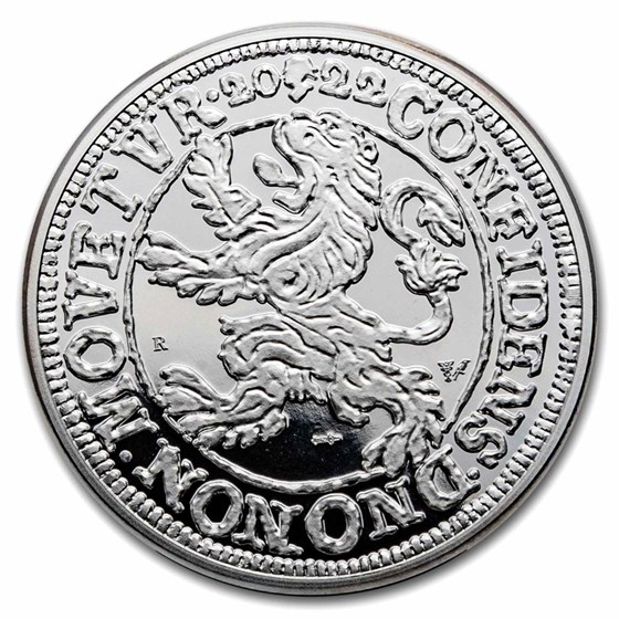 2022 NL 2 oz Silver Proof Lion Dollar (w/ Crocodile Leather Box) 2022 NL 2 oz Silver Proof Lion Dollar (w/ Crocodile Leather Box)