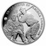 2022-P 2-Coin Negro Leagues Commem Silver Proof Set (w/Box & COA)