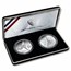 2022-P 2-Coin Negro Leagues Commem Silver Proof Set (w/Box & COA)