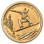 2022-P American Innovation $1 Snowboarding 25-Coin Roll (VT)