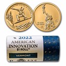 2022-P American Innovation $1 Snowboarding 25-Coin Roll (VT)