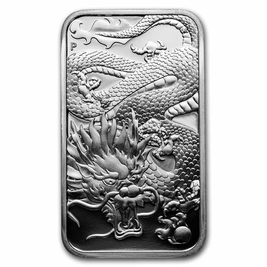 2022-P Australia 1 oz Silver Dragon Proof