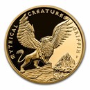 2022-P Australia 5 oz Gold Mythical Creatures Griffin Proof