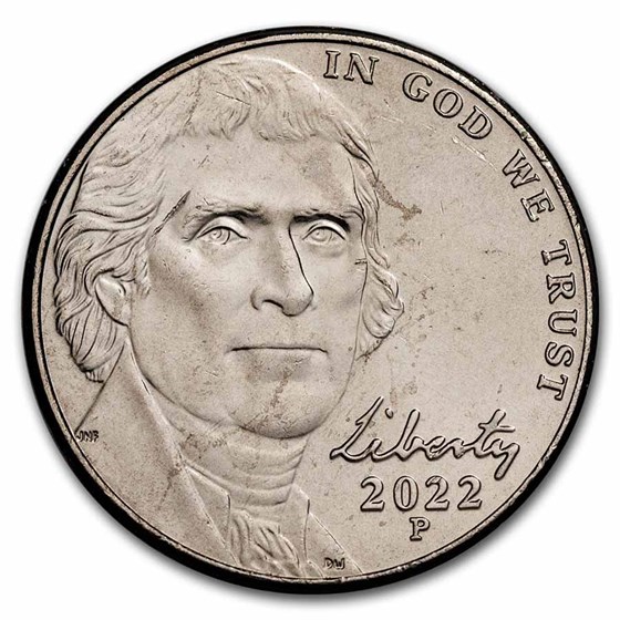 2022-P Jefferson Nickel BU 2022-P Jefferson Nickel BU
