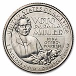 2022-P Nina Otero-Warren American Women Quarter 40-Coin Roll BU