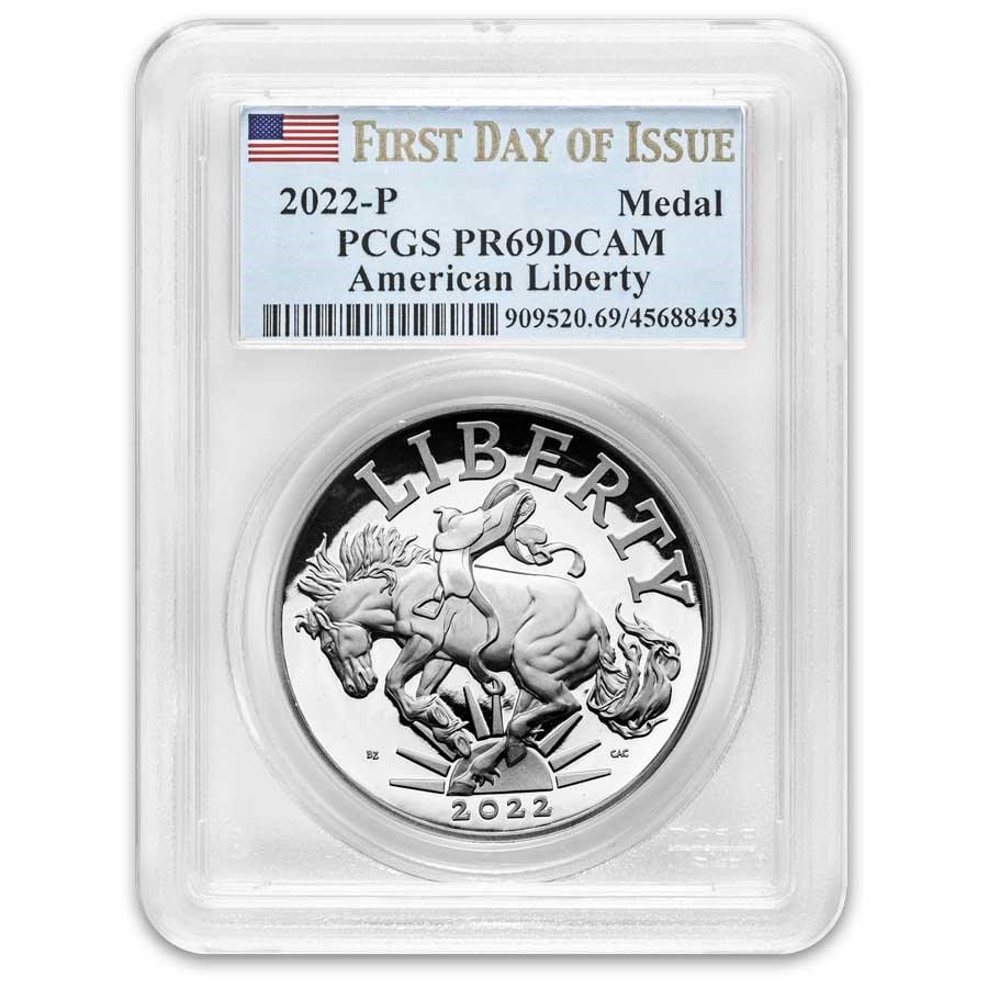 2022-P Silver American Liberty Medal PR-69 PCGS (FDI)