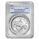 2022-P Silver American Liberty Medal PR-70 PCGS (First Day)