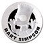 2022-P Tuvalu 2 oz Silver Bart Simpson Proof HR PR-70 PCGS (FDI)