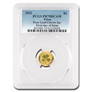 2022 Palau 1 gram Gold $1 Four-Leaf Clover PR-70 DCAM PCGS (FDI)