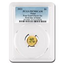 2022 Palau 1 gram Gold $1 Four-Leaf Clover PR-70 DCAM PCGS (FDI) 2022 Palau 1 gram Gold $1 Four-Leaf Clover PR-70 DCAM PCGS (FDI)
