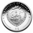2022 Palau 1 oz Silver $5 Year of the Tiger UHR (Colorized)