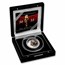 2022 Palau 1 oz Silver $5 Year of the Tiger UHR (Colorized)