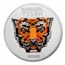 2022 Palau 5 oz Silver Beloved Building Blocks: Bengal Tiger