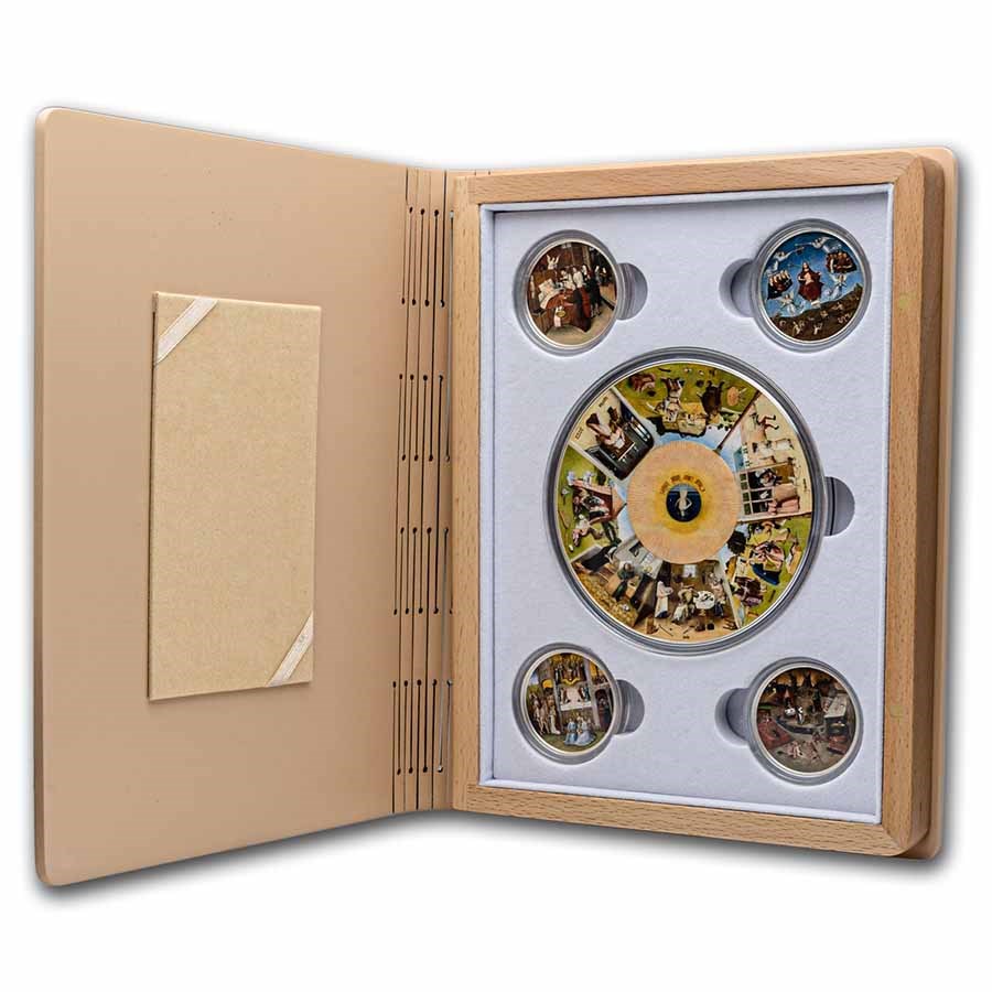 2022 Palau Silver Seven Deadly Sins 5-Coin Proof Set