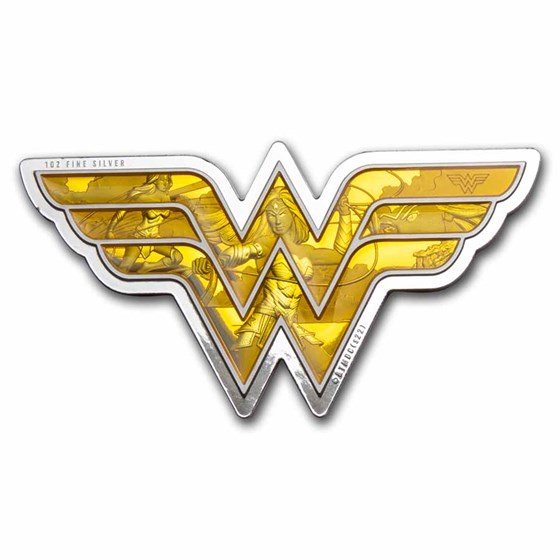2022 PAMP 1 oz Silver Coin $1 DC WONDER WOMAN™ Logo 2022 PAMP 1 oz Silver Coin $1 DC WONDER WOMAN™ Logo