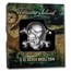 2022 PAMP 5 oz Silver $5 Treasure Island Skull Coin