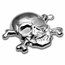 2022 PAMP 5 oz Silver $5 Treasure Island Skull Coin