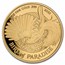 2022 Papua New Guinea 1 oz Gold Bird Of Paradise BU