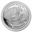 2022 Papua New Guinea 1 oz Silver Bird Of Paradise BU