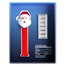 2022 PEZ® Gift Set w/Santa Dispenser & 6x 5g Silver Wafers