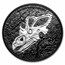 2022 RCM 1 oz Ag $20 Discovering Dinosaurs: Mercury's Horned Face