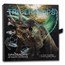 2022 RCM 2 oz Ag $5 Dinosaurs of North America Triceratops