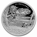 2022 RCM 2 oz Silver $30 Multifaceted Animal Family: Bald Eagles