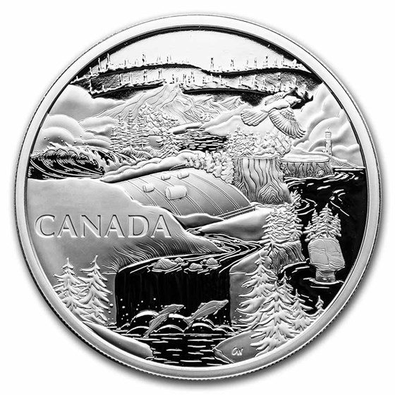 2022 RCM 2 oz Silver $30 Visions of Canada 2022 RCM 2 oz Silver $30 Visions of Canada