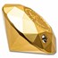 2022 RCM Proof Gold $500 Diamond-Shaped Forevermark Diamond