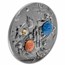 2022 Rep. of Cameroon 3 oz Silver De Doodle: Exploration of Space