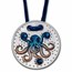 2022 Republic of Cameroon Silver Coin The Octopus Pendant