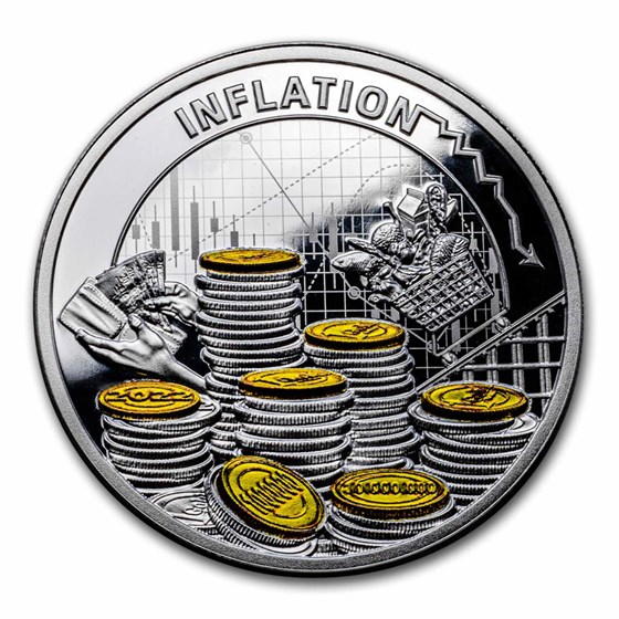 2022 Republic of Cameroon Silver Proof Inflation Coin 2022 Republic of Cameroon Silver Proof Inflation Coin