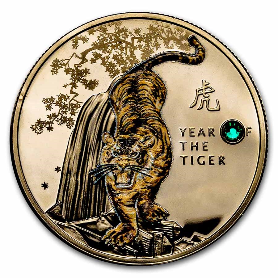 2022 Republic of Cameroon Silver Year of the Tiger Proof