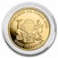 2022 Republic of Chad 1 oz Gold Mandala Crocodile BU