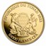 2022 Republic of Chad 1 oz Gold Mandala Crocodile BU