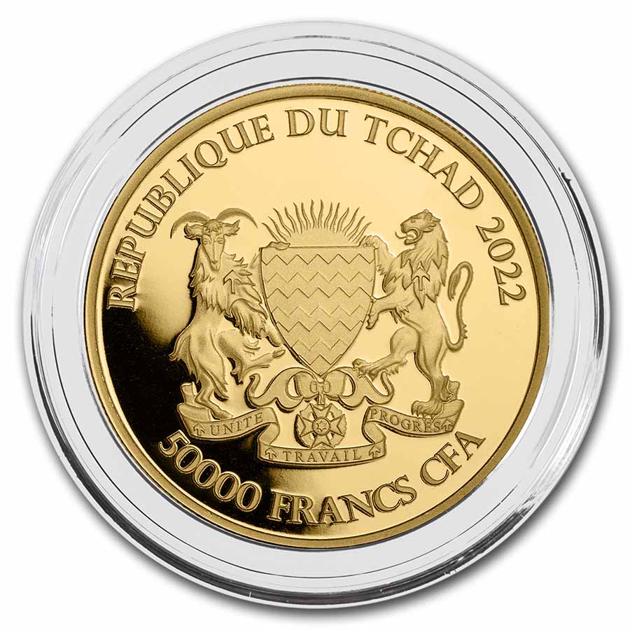 Buy 2022 Republic of Chad 1 oz Gold Mandala Zebra BU | APMEX