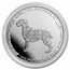 2022 Republic of Chad 1 oz Silver Celtic Animals-Wolfhound Dog BU
