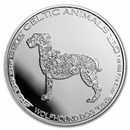 2022 Republic of Chad 1 oz Silver Celtic Animals-Wolfhound Dog BU